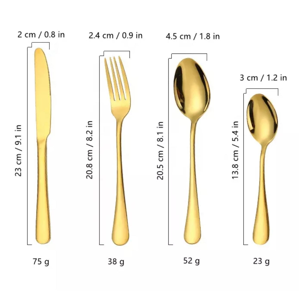 Sztućce MAXINE zestaw 24 szt.