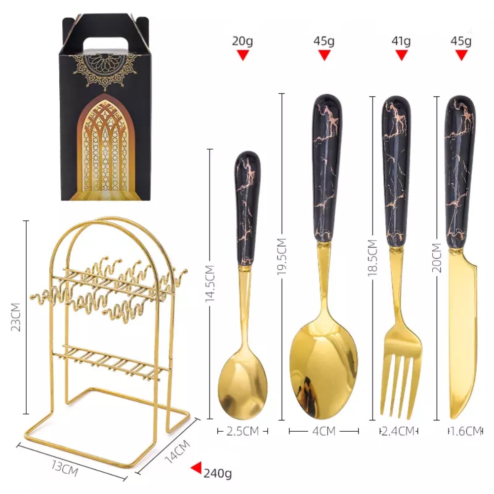 Sztućce ODETTE zestaw 24 szt.