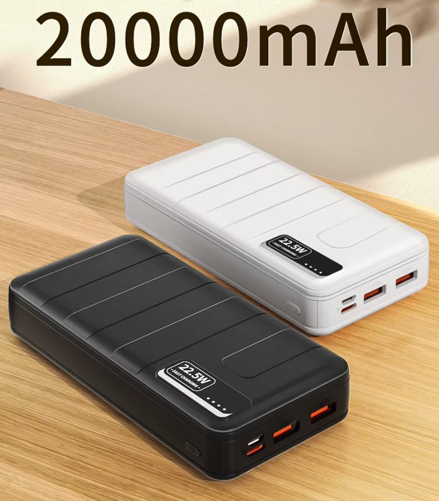 Powerbank 20000 mAh, 22,5W