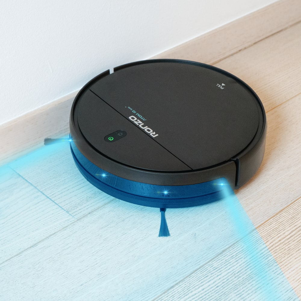 RONZO ATOM IQ Automatyczny odkurzacz i urządzenie do czyszczenia podłóg z bazą ładującą