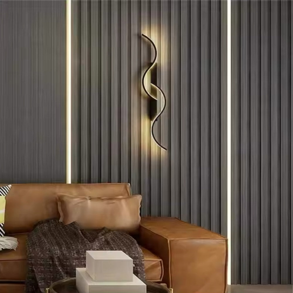 Regulowana lampa ścienna LED w stylu skandynawskim