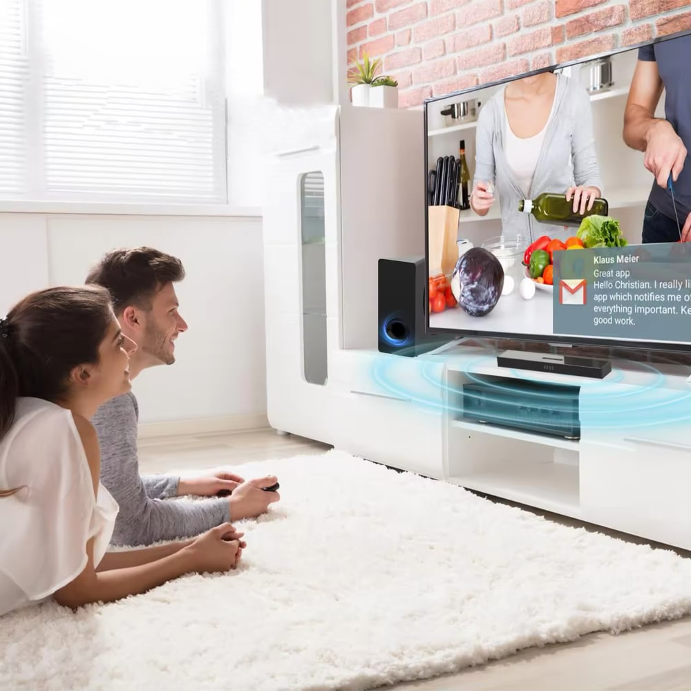Soundbar z Bluetooth i bezprzewodowym subwooferem
