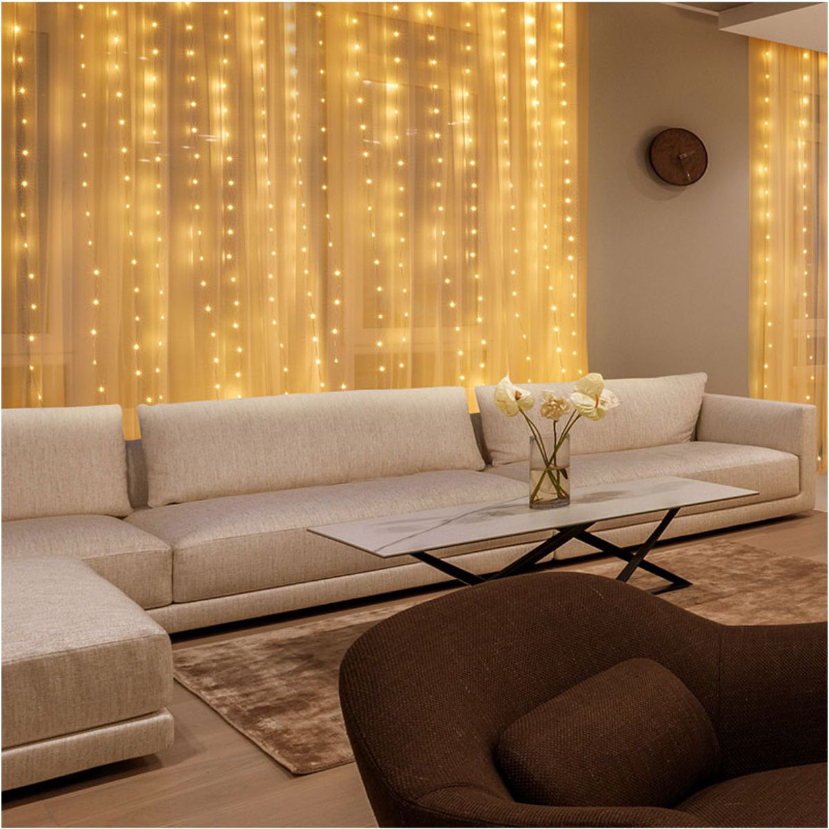 Kurtyna świetlna LED 3x3 m