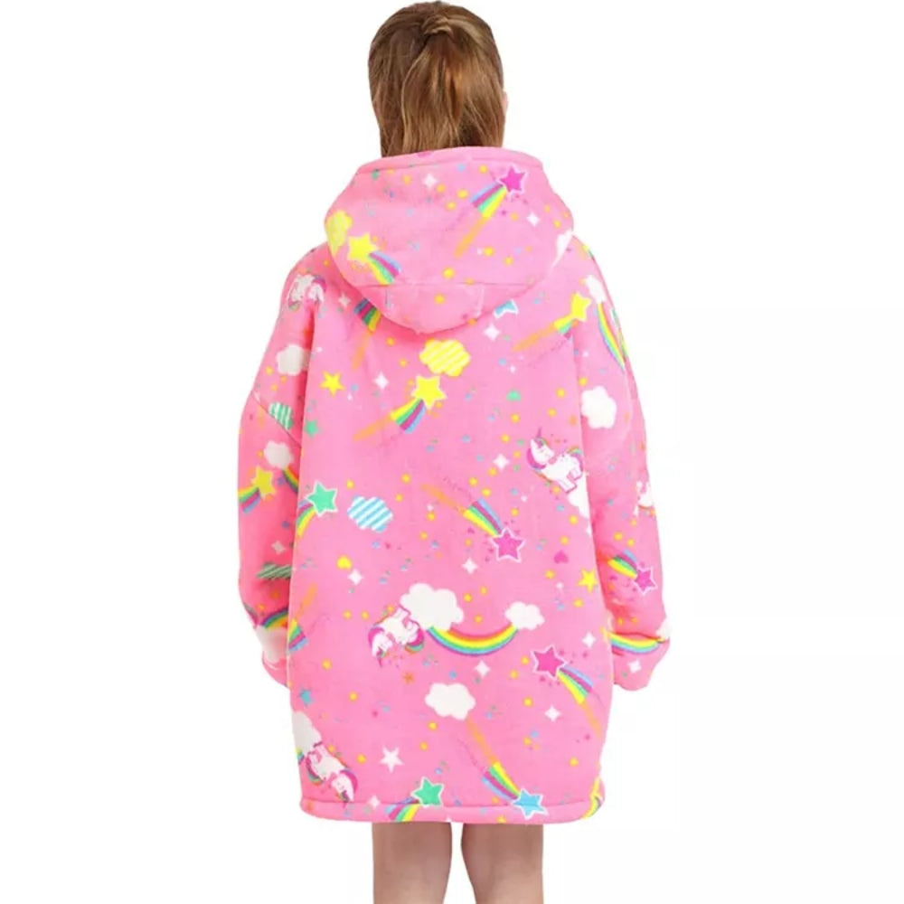 Kocyk z kapturem dla dzieci