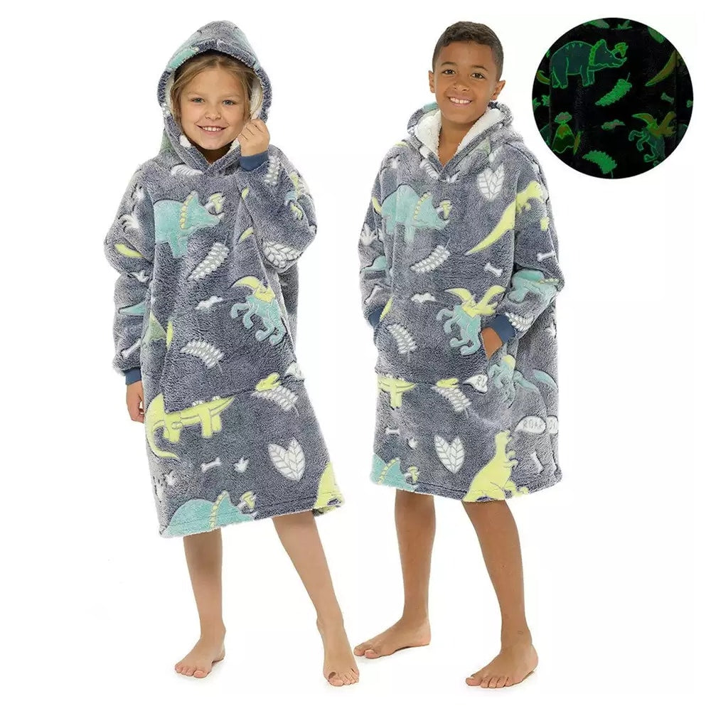 Kocyk z kapturem dla dzieci