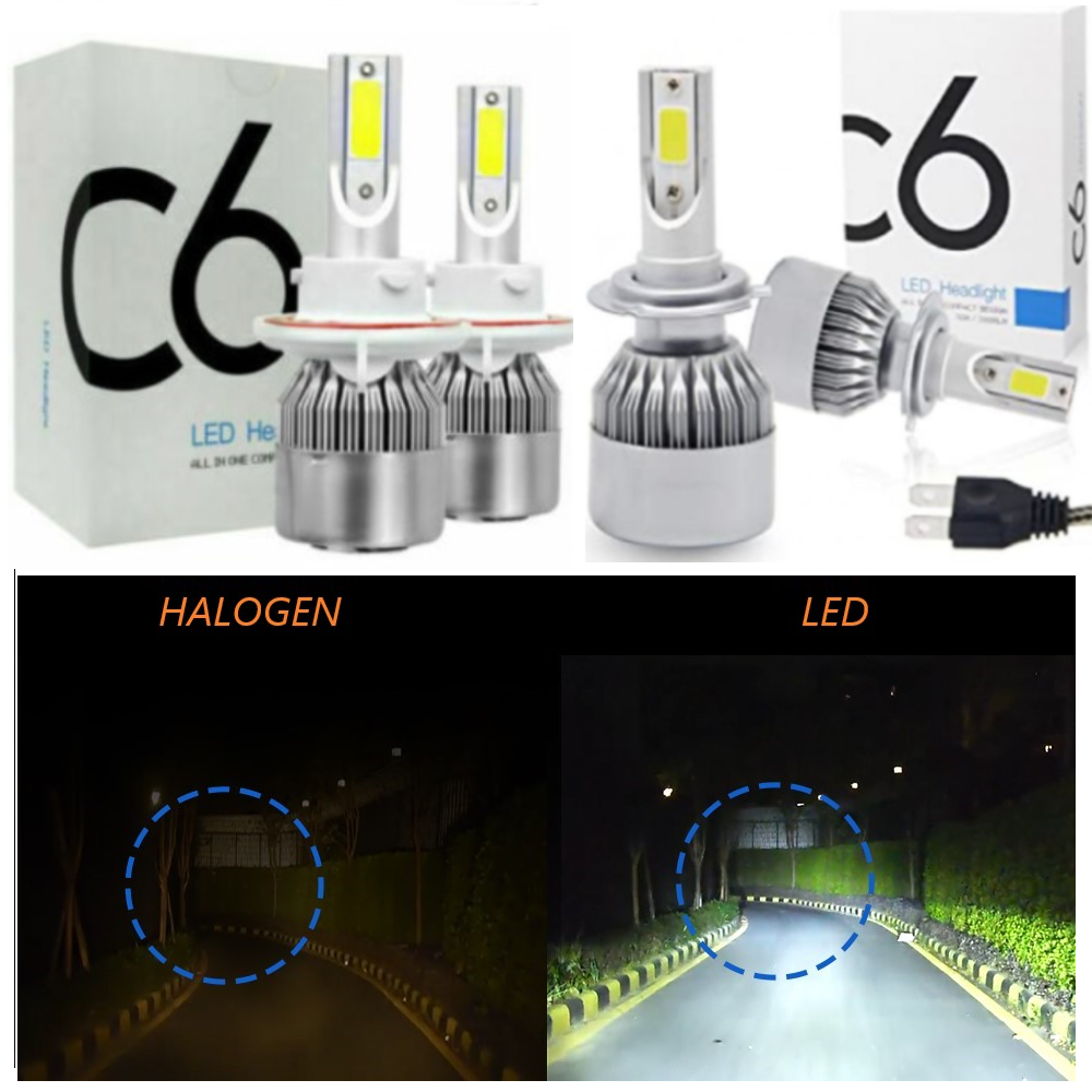 Reflektor samochodowy LED z wentylatorem, avio aluminium