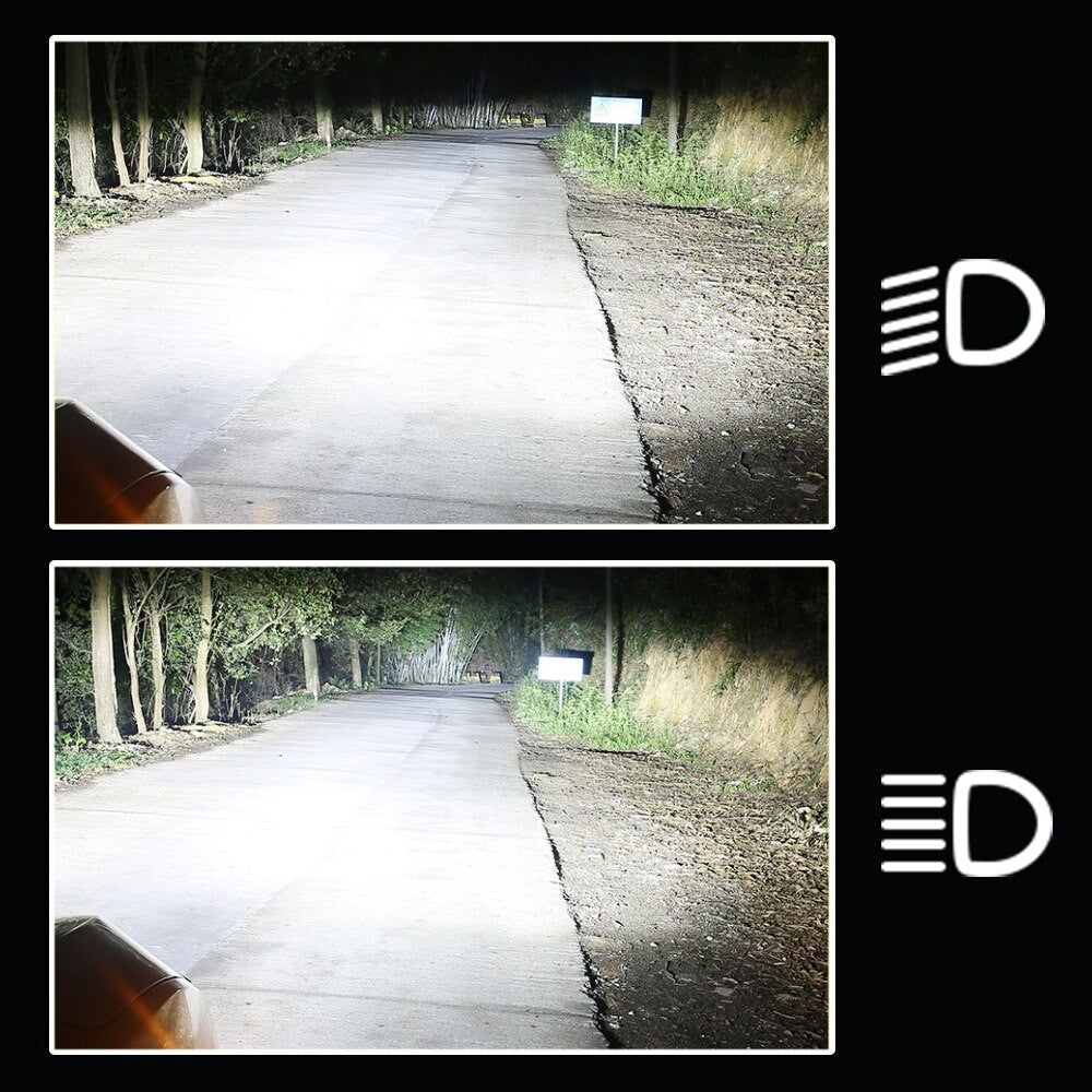 Reflektor samochodowy LED z wentylatorem, avio aluminium