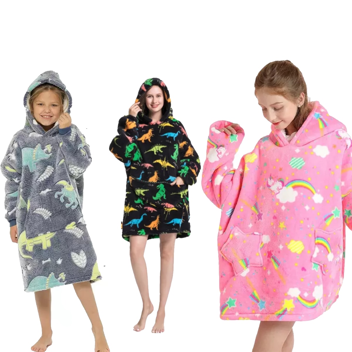 Kocyk z kapturem dla dzieci