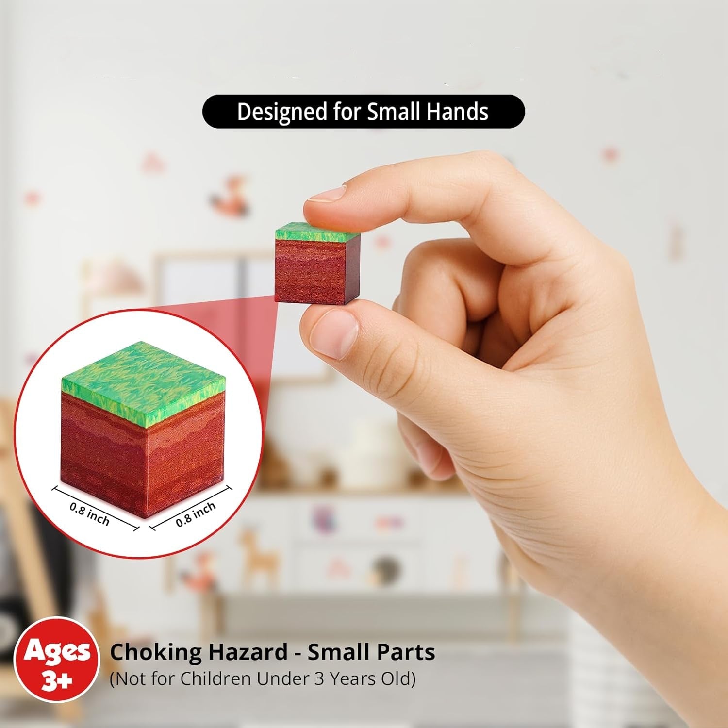 MAGNECRAFT Magnetic Blocks – 200 szt. magnetycznych klocków konstrukcyjnych STEM dla dzieci 3+