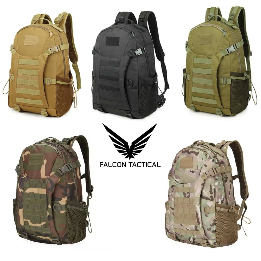 Plecak taktyczny Falcon Tactical 45L – Wodoodporny Oxford, system MOLLE, outdoor/military