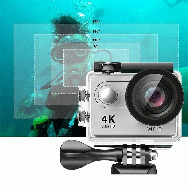 4K Ultra HD Kamera akcji, wodoodporna, WiFi