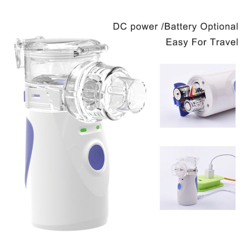 Cichy inhalator bateryjny dla niemowląt, dzieci i dorosłych