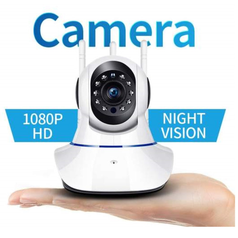 Bezprzewodowa kamera obrotowa 360° z dźwiękiem i nagrywaniem w nocy